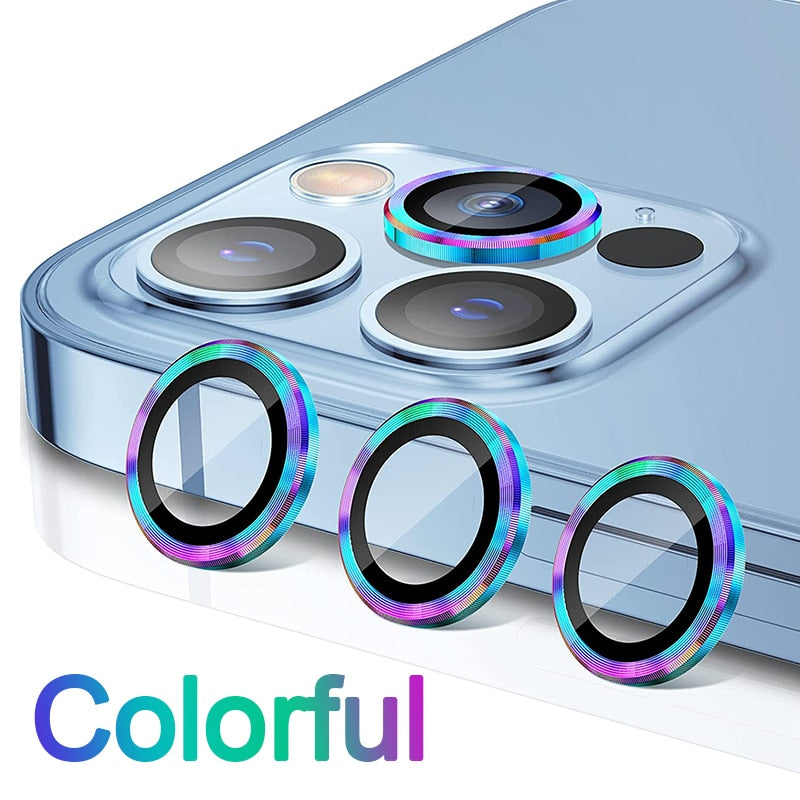 Luxury Camera Lens Protector Glass For iPhone 13  14 Pro Max Camera Protective Glass For iPhone  13 14 Back Lens Protecto