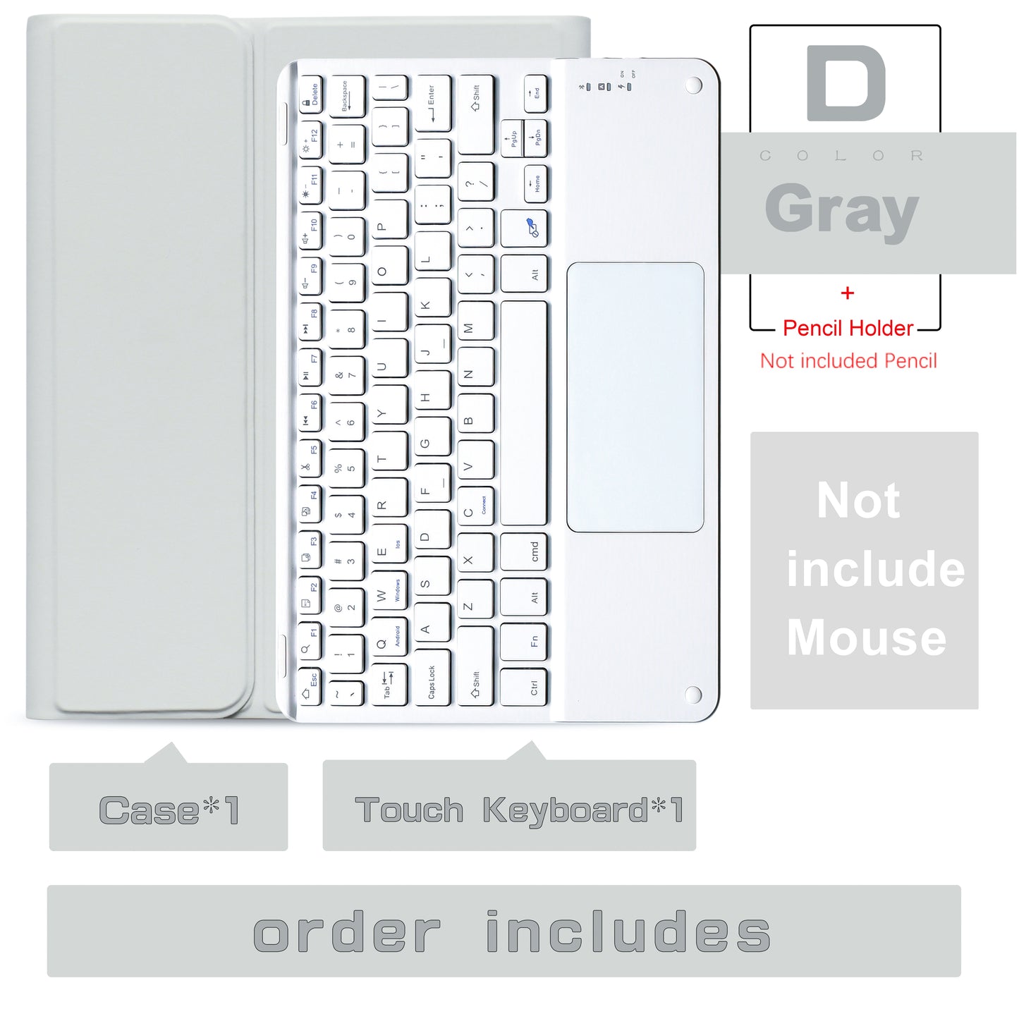 keyboard Wireless Mouse Magic For iPad Pro 11 Case 2021 2020 Air 4 10.2 9th 8th Generation case Mini 6 Air 2 bluetooth keyboard