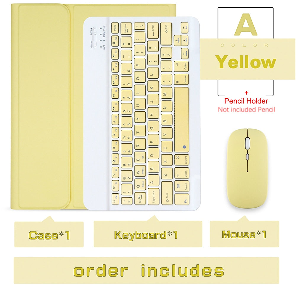 keyboard Wireless Mouse Magic For iPad Pro 11 Case 2021 2020 Air 4 10.2 9th 8th Generation case Mini 6 Air 2 bluetooth keyboard