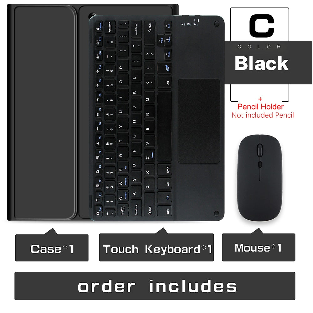 keyboard Wireless Mouse Magic For iPad Pro 11 Case 2021 2020 Air 4 10.2 9th 8th Generation case Mini 6 Air 2 bluetooth keyboard