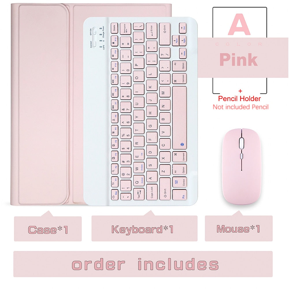 keyboard Wireless Mouse Magic For iPad Pro 11 Case 2021 2020 Air 4 10.2 9th 8th Generation case Mini 6 Air 2 bluetooth keyboard