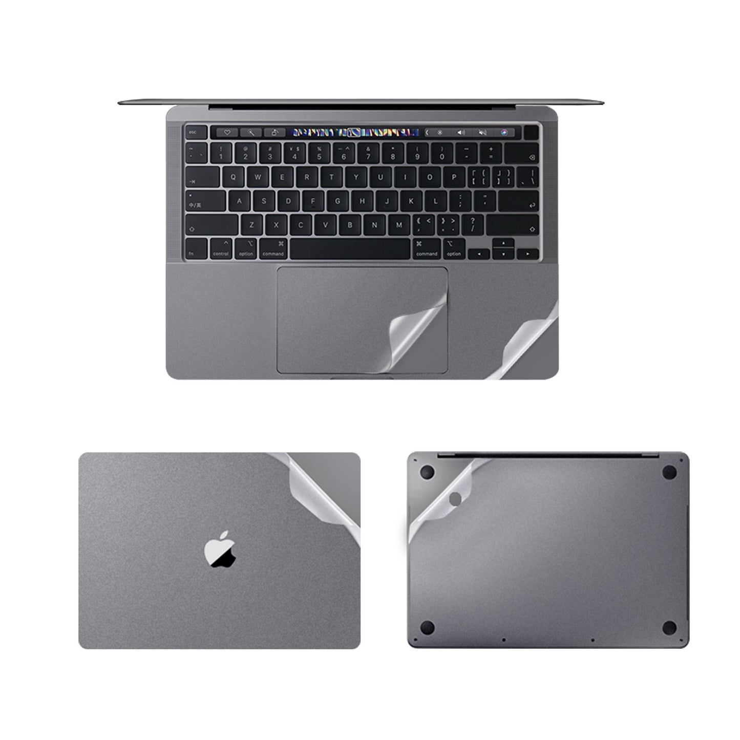 Cover for 2020 New MacBook Air 13 M1 Model A2337 Include Top + Bottom + Touchpad + Palm Rest  Skin Protective Full Body Sticker