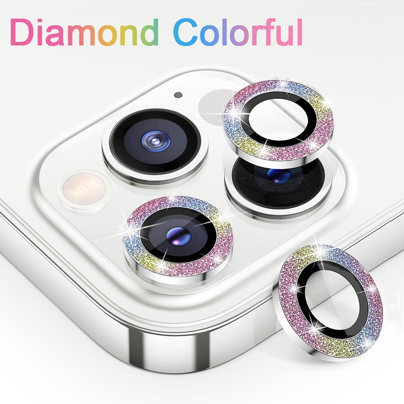 Luxury Camera Lens Protector Glass For iPhone 13  14 Pro Max Camera Protective Glass For iPhone  13 14 Back Lens Protecto