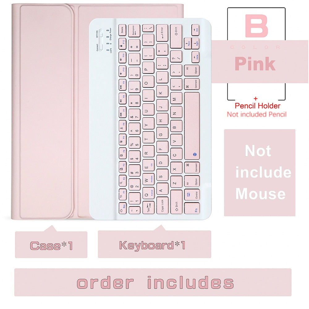 keyboard Wireless Mouse Magic For iPad Pro 11 Case 2021 2020 Air 4 10.2 9th 8th Generation case Mini 6 Air 2 bluetooth keyboard