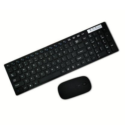 Multifunction Universal Silent Ultra-thin 2.4G Wireless Keyboard and Mouse Set for Laptop PC Computer