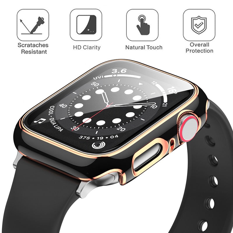 Glass + Cover For Apple Watch