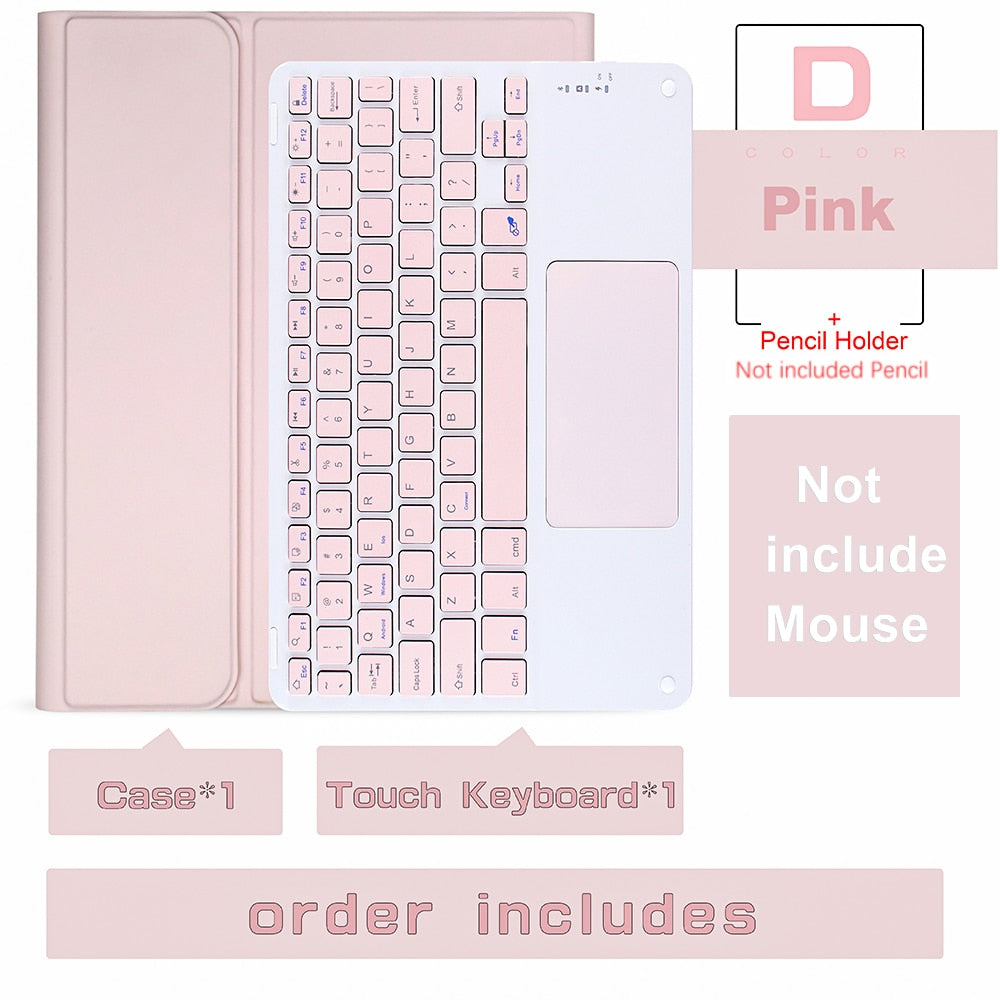 keyboard Wireless Mouse Magic For iPad Pro 11 Case 2021 2020 Air 4 10.2 9th 8th Generation case Mini 6 Air 2 bluetooth keyboard