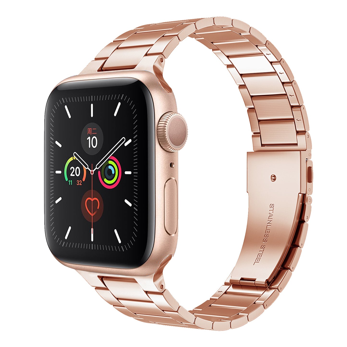 Stainless Steel Strap For Apple Watch 7 8 Band 45mm 41mm Link Bracelet IWatch Ultra 49mm 6 SE 5 4 44mm 40mm 42mm Accessories