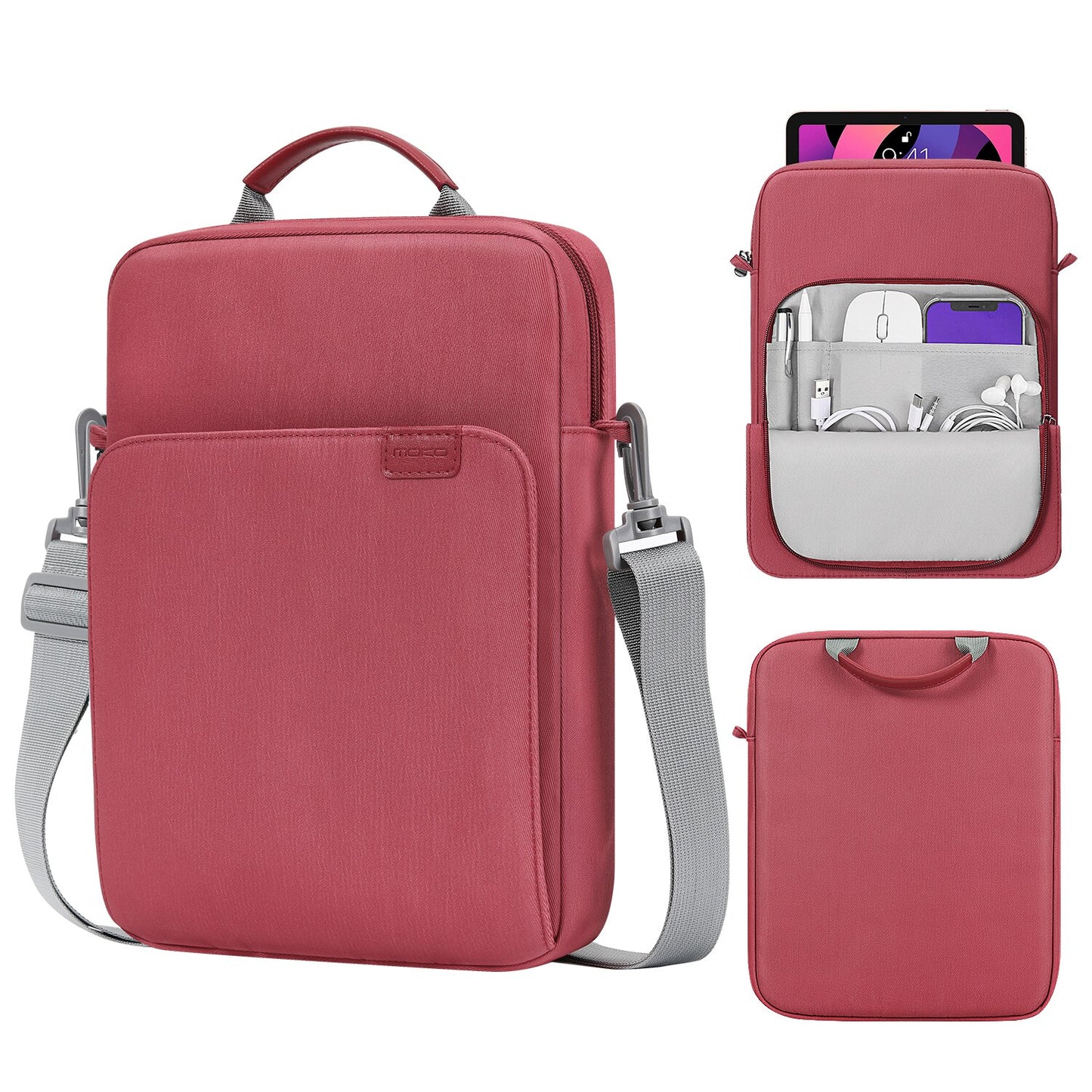 9-11 Inch Tablet Sleeve Bag Handle Carrying Case with Shoulder Strap For Samsung Galaxy Tab S6 Lite,Galaxy Tab S7,iPad Pro 11