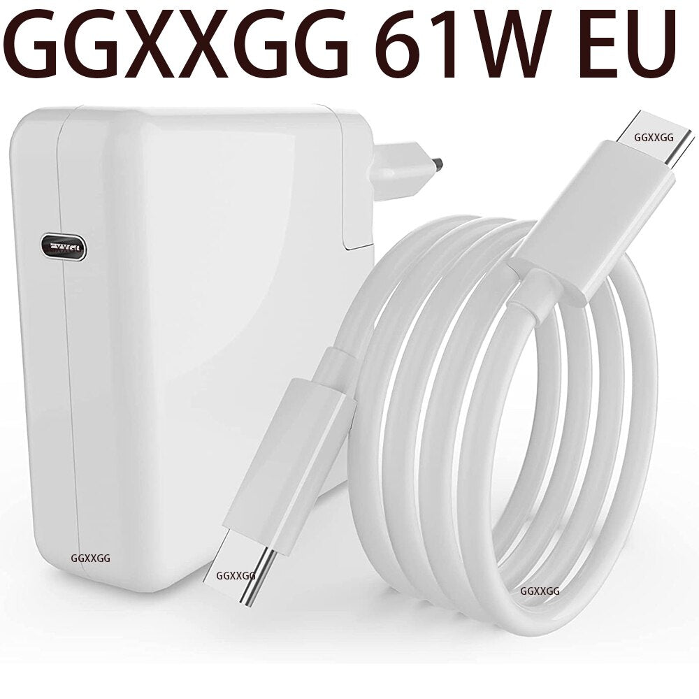 96W Mac Book Pro PD Fast Charge For Apple Macbook Pro 16 15 13 inch USB C Power Adapter For Mac Book Air With USB C TO C Cable