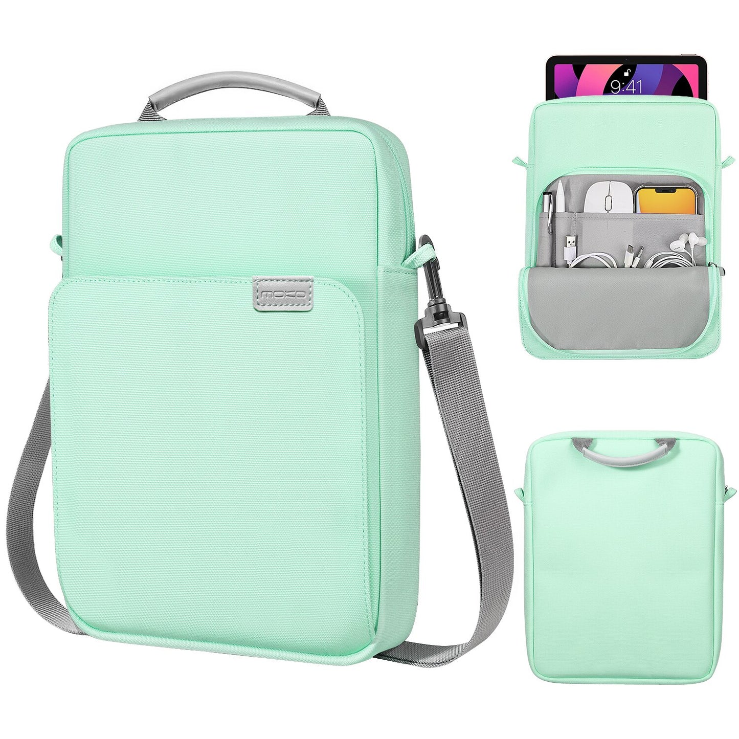 9-11 Inch Tablet Sleeve Bag Handle Carrying Case with Shoulder Strap For Samsung Galaxy Tab S6 Lite,Galaxy Tab S7,iPad Pro 11