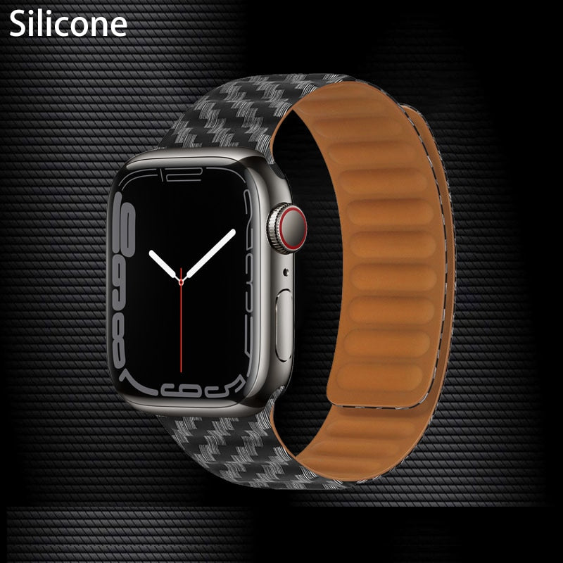 Leather Link For Apple Watch Band