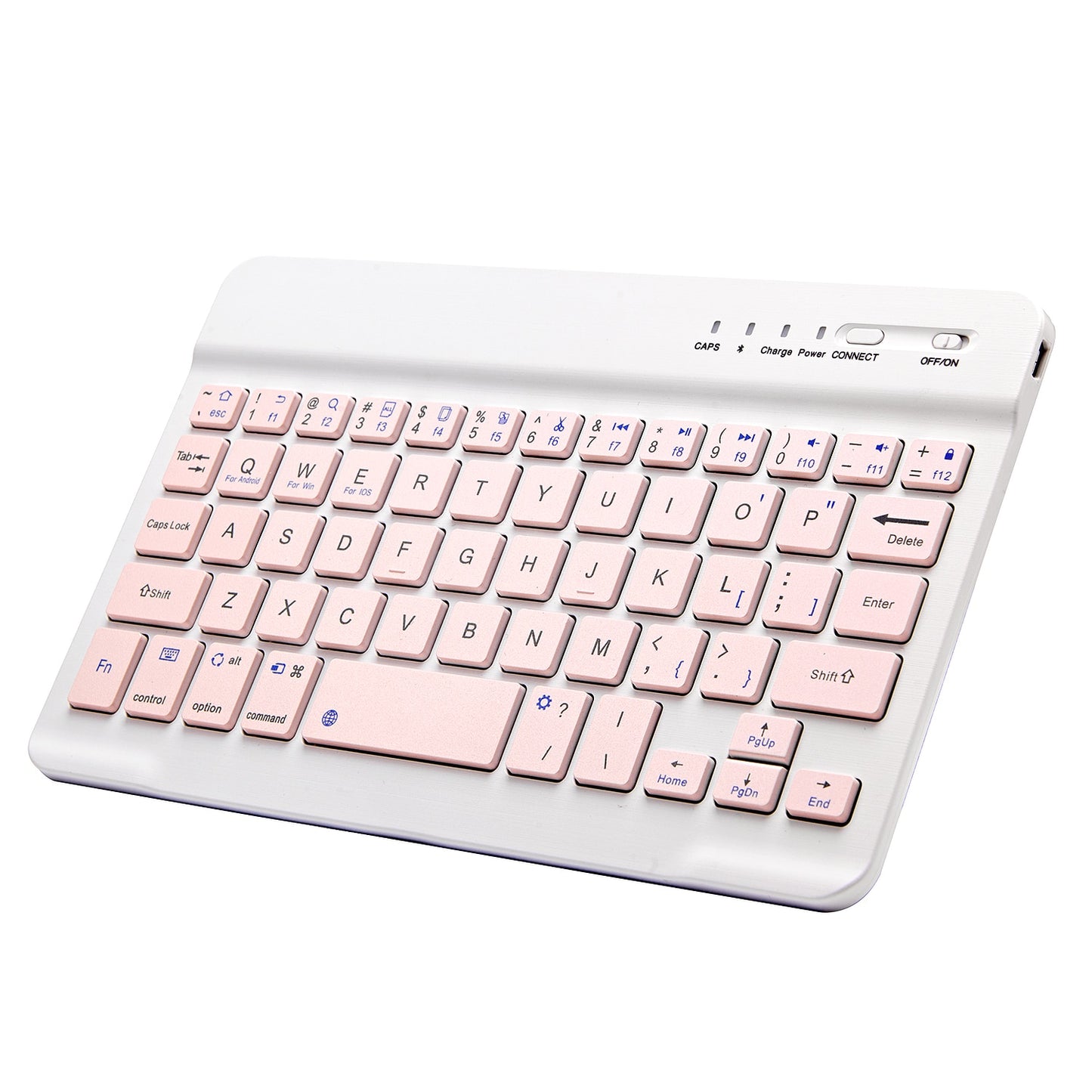 Pink Wireless Bluetooth Keyboard and Mouse Mini Spainish Keyboard English Keyboard for Tablet IOS Android IPhone Ipad Keyboard