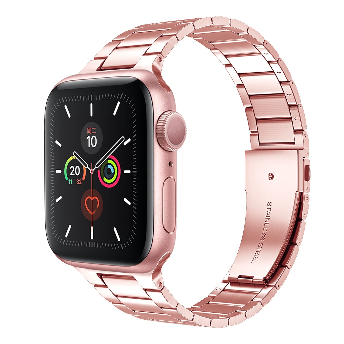 Stainless Steel Strap For Apple Watch 7 8 Band 45mm 41mm Link Bracelet IWatch Ultra 49mm 6 SE 5 4 44mm 40mm 42mm Accessories