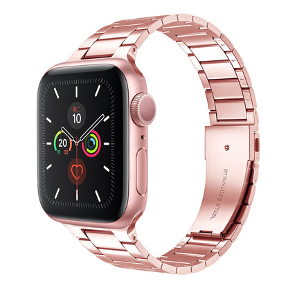 Stainless Steel Strap For Apple Watch 7 8 Band 45mm 41mm Link Bracelet IWatch Ultra 49mm 6 SE 5 4 44mm 40mm 42mm Accessories