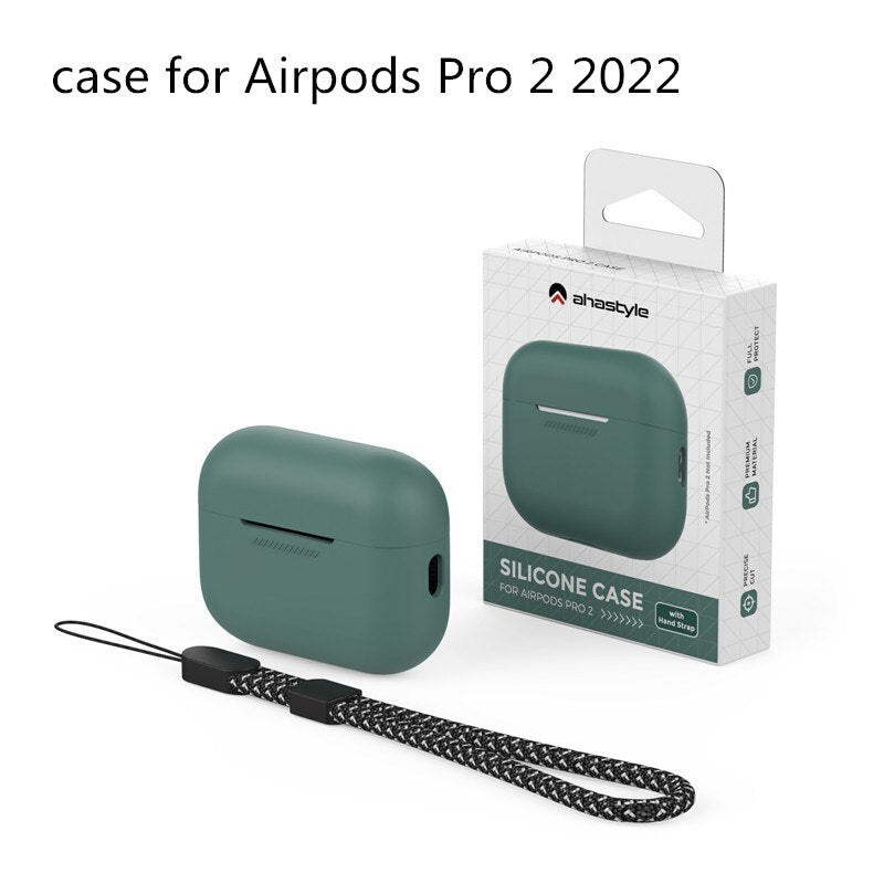 for Apple Airpods Pro Case with Keychain Luxury Silicone Airpod pro 2 2022 landyard Earphone Accessories for Airpods Pro 2 Cases