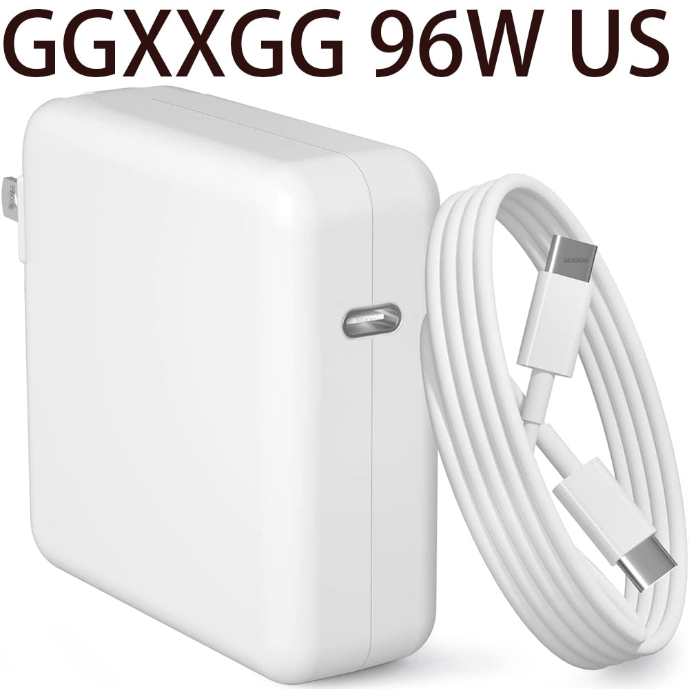 96W Mac Book Pro PD Fast Charge For Apple Macbook Pro 16 15 13 inch USB C Power Adapter For Mac Book Air With USB C TO C Cable