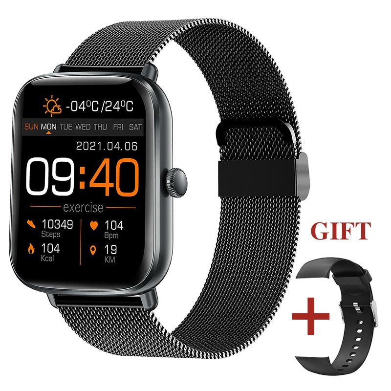 2022 LIGE Smart Watch New Women Heart Rate Monitoring Sport Watches IP68 Waterproof Women Smartwatch For Xiaomi Huawei Apple