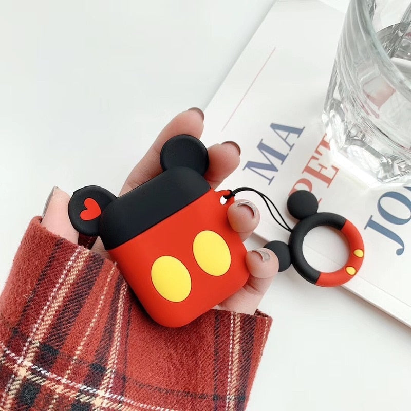 Marvel Mickey Minnie Stitch Case for Airpods 3 Case Airpods pro 2 1 Soft Silicone Wireless Bluetooth Earphone Protective Cover