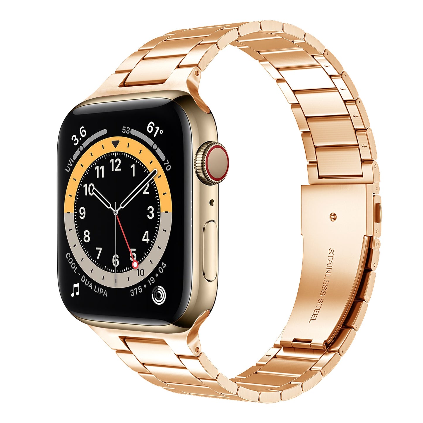 Stainless Steel Strap For Apple Watch 7 8 Band 45mm 41mm Link Bracelet IWatch Ultra 49mm 6 SE 5 4 44mm 40mm 42mm Accessories