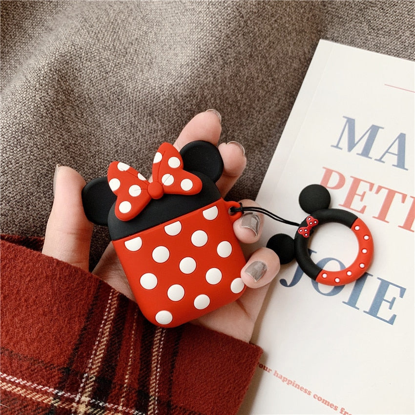 Marvel Mickey Minnie Stitch Case for Airpods 3 Case Airpods pro 2 1 Soft Silicone Wireless Bluetooth Earphone Protective Cover