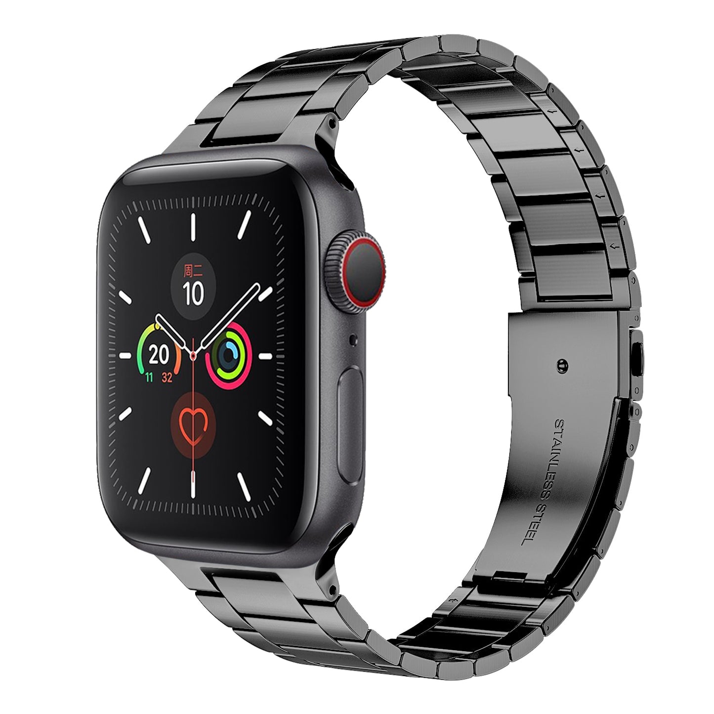 Stainless Steel Strap For Apple Watch 7 8 Band 45mm 41mm Link Bracelet IWatch Ultra 49mm 6 SE 5 4 44mm 40mm 42mm Accessories