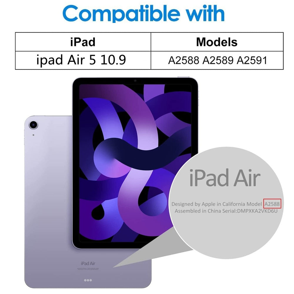 9H Tempered Glass Screen Protector For iPad 2017 2018 9.7 Air 1 2 Pro 11 10.5 10.2 2019 Mini 2 3 4 5 Bubble Free Protective Film