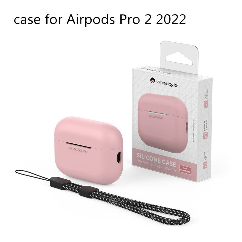 for Apple Airpods Pro Case with Keychain Luxury Silicone Airpod pro 2 2022 landyard Earphone Accessories for Airpods Pro 2 Cases