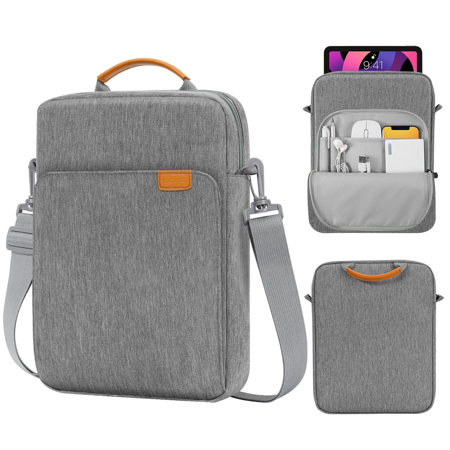 9-11 Inch Tablet Sleeve Bag Handle Carrying Case with Shoulder Strap For Samsung Galaxy Tab S6 Lite,Galaxy Tab S7,iPad Pro 11