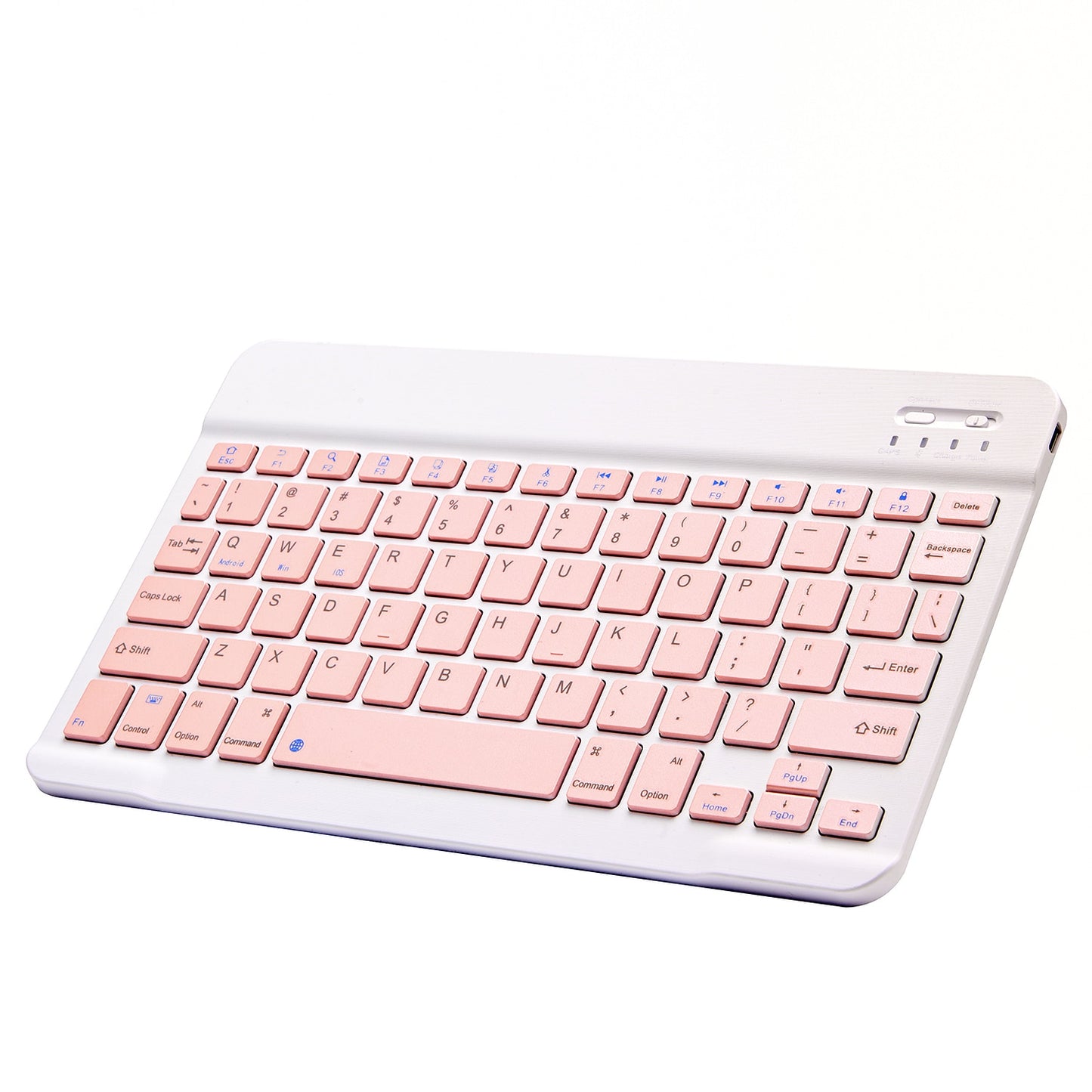 Pink Wireless Bluetooth Keyboard and Mouse Mini Spainish Keyboard English Keyboard for Tablet IOS Android IPhone Ipad Keyboard