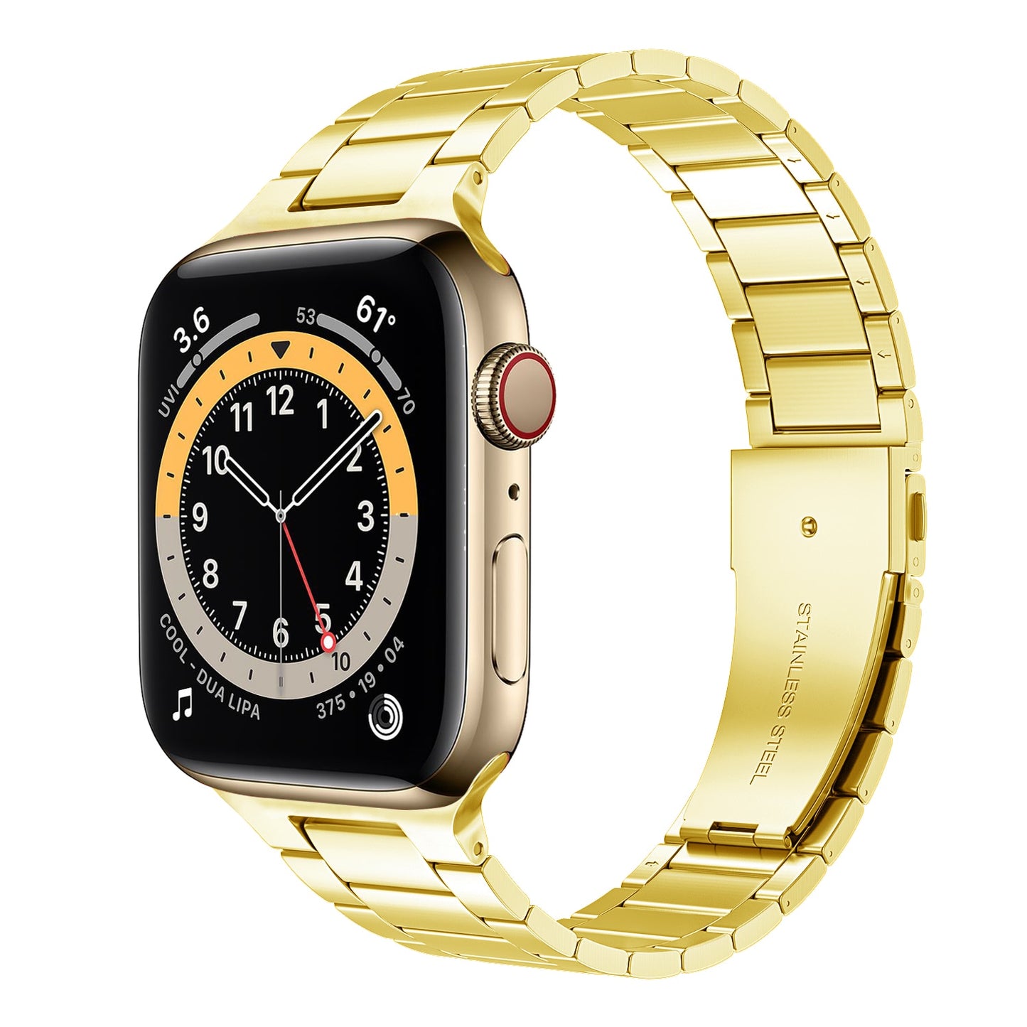 Stainless Steel Strap For Apple Watch 7 8 Band 45mm 41mm Link Bracelet IWatch Ultra 49mm 6 SE 5 4 44mm 40mm 42mm Accessories