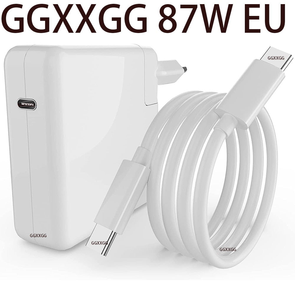 96W Mac Book Pro PD Fast Charge For Apple Macbook Pro 16 15 13 inch USB C Power Adapter For Mac Book Air With USB C TO C Cable