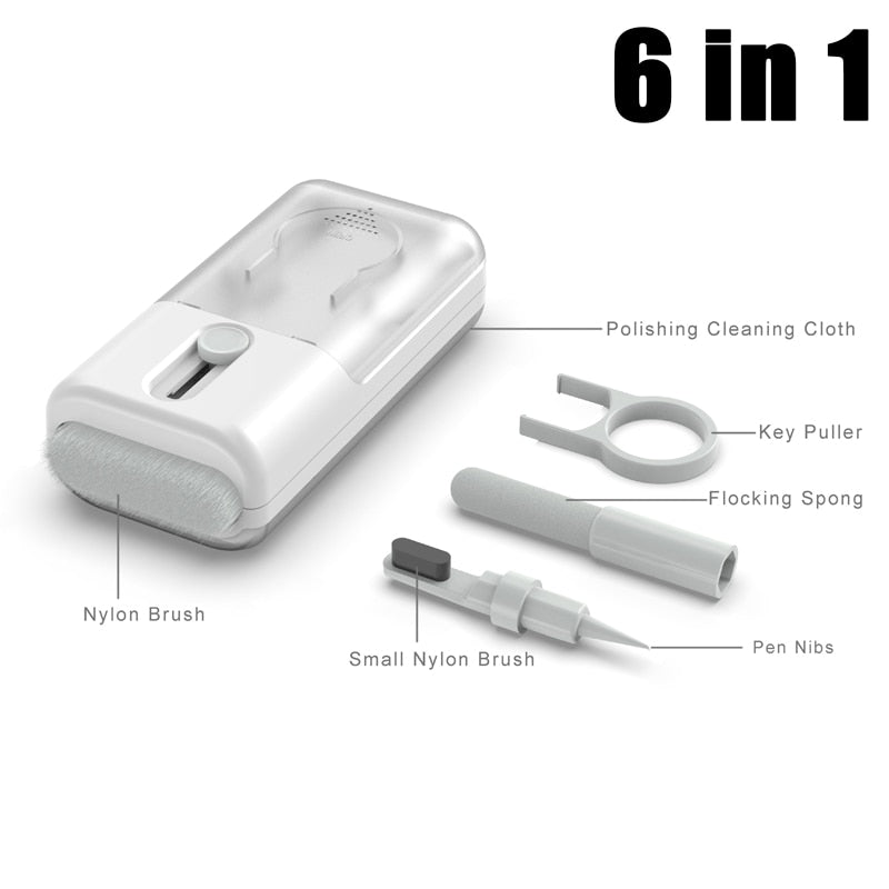 Pods3 Earbuds Cleaning Pen Brush For Airpods SamsungBuds Macbook Pro Cleaner Kit Keyboard Cleaning Brush Tool Screen Wipe Cloth