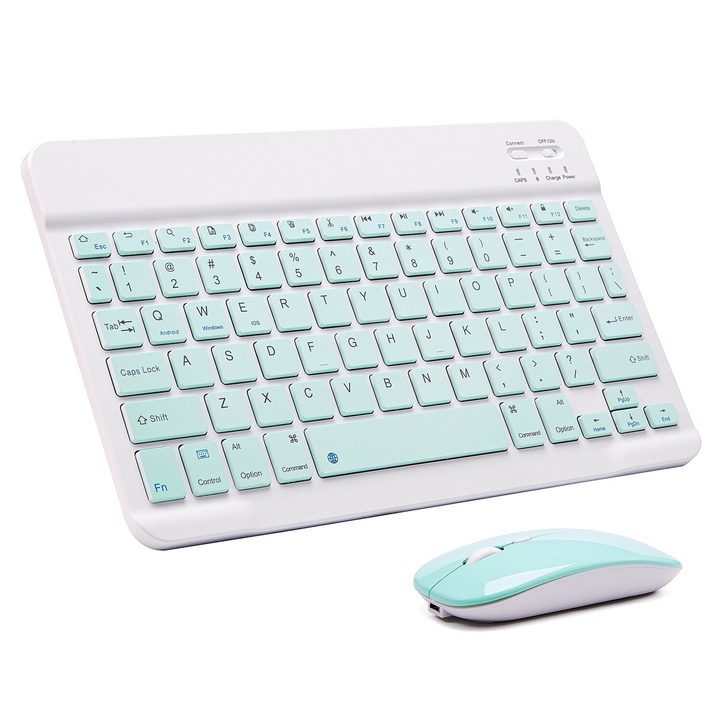 Pink Wireless Bluetooth Keyboard and Mouse Mini Spainish Keyboard English Keyboard for Tablet IOS Android IPhone Ipad Keyboard