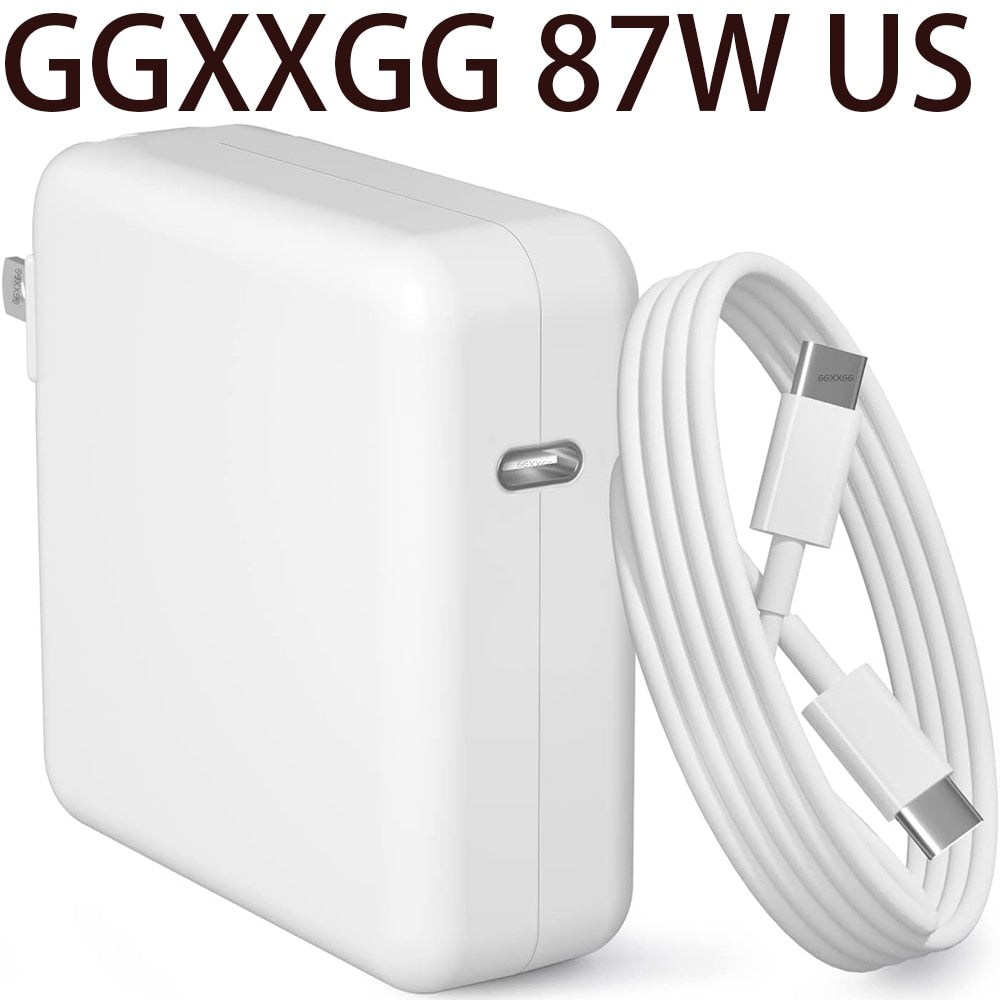 96W Mac Book Pro PD Fast Charge For Apple Macbook Pro 16 15 13 inch USB C Power Adapter For Mac Book Air With USB C TO C Cable